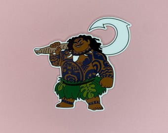 Pegatina de Maui / Moana / Pegatina de vinilo impermeable