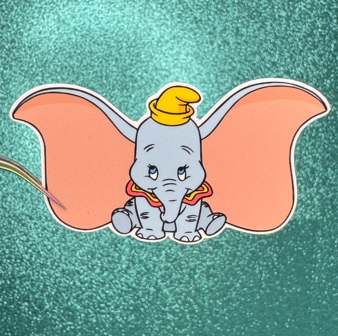 Wumbo Sticker Dumbo Sticker | Waterproof Vinyl Sticker - Etsy