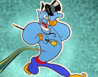 Genie Sticker | Aladdin | Waterproof Vinyl Sticker
