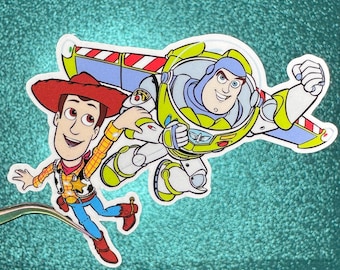 Buzz and Woody To Infinity and Beyond Sticker | Toy Story | Waterproof Vinyl Sticker