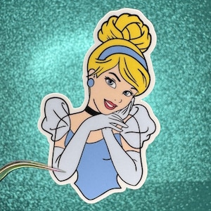 Cinderella Sticker | Waterproof Vinyl Sticker