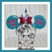 MEET ME at the CaSTLE Inspired (3 Piece) Mr Miss Mouse Ears Headband ~ In the Hoop ~ Instant download Design by Carrie