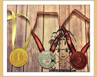 ScHOoL AWARD ITH (In the Hoop) 1, 2, & 3 - Gold Silver Bronze Medals ~ In the Hoop ~ Instant download Design by Carrie