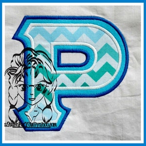 RHO GrEEK LeTTERs SoRoRITY Double Applique ScHooL College ~ Descarga instantánea Diseño de Carrie