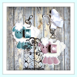 LAMB Bo Peep o Baby Chupete CARRiER HOLDER ~ In the Hoop ~ Descarga instantánea Diseño por Carrie