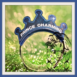 PRINCE CHaRMING BoY CRoWN ~ In the Hoop ~ Instant download Design by Carrie