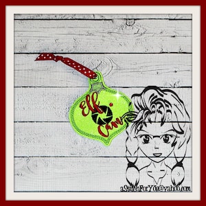 Christmas ELF CaM~era - Ornament for watching children to behave for Santa ~ In the Hoop ~ Instant download Design by Carrie