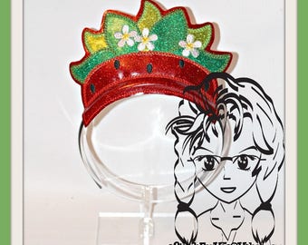 STRaWBERRY PATCH PRiNCESS CRoWN ~ In the Hoop ~ Instant download Design by Carrie