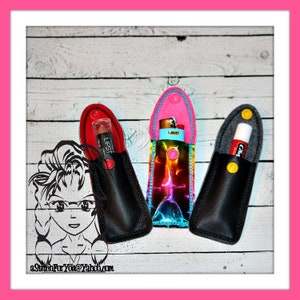 LiPSTICK GLoSS CHaP baume STICK LIGHTeR Support CARRiER Snap IT ~ In the Hoop ~ Téléchargement instantané Design par Carrie