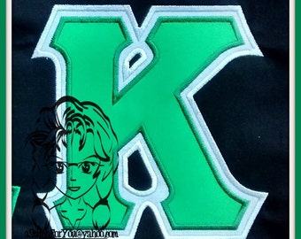 KAPPA GrEEK LeTTER Double Applique ScHooL College ~ Instant download Design by Carrie