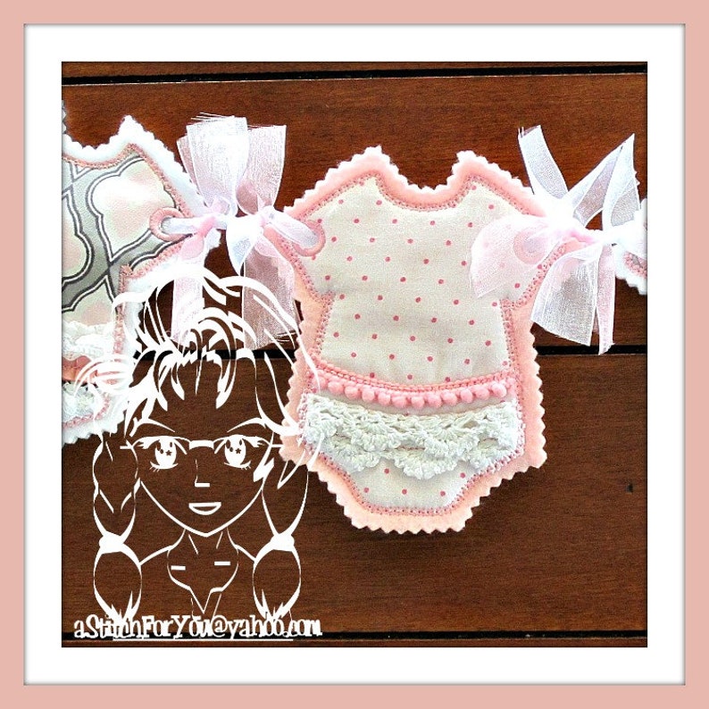 RUFFLE Bottom ONE Piece Jumper Banner in the Hoop Instant Etsy