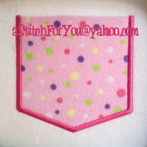 POCKETS Plain BaCK - wOrKiNg - 7 Sizes ITH-Infant thru Adult Sz ~ In the Hoop ~ Instant download Design by Carrie