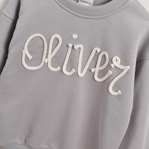 Personalized Embroidered Name Baby Sweater, Custom Baby Name Sweater, Baby Girls Sweater With Name, Birthday Gift For Baby, Toddler Sweater