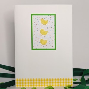 Carte de voeux poussin de Pâques / carte faite main / carte de célébration / carte de joyeuses Pâques / créations de cartes / cartes de voeux faites main