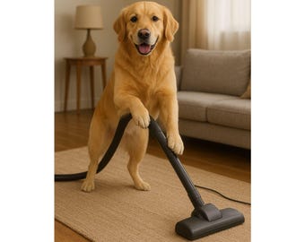 Golden lab Satin Poster