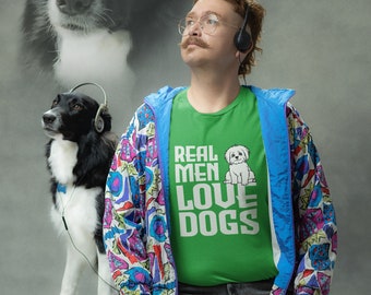 Real men love dogs Unisex Softstyle T-Shirt
