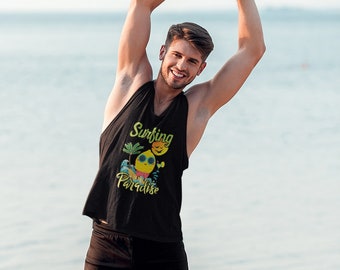 Surfing paradise Unisex Jersey Tank
