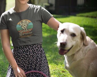 Golden retriever Unisex Softstyle T-Shirt