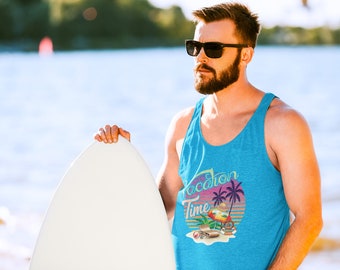 Vacation time Unisex Jersey Tank