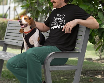 More I like my dog Unisex Heavy Cotton Tee