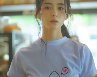 Heart Shark Heavy Cotton Tee