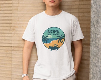Not today cat Unisex Jersey Short Sleeve Tee