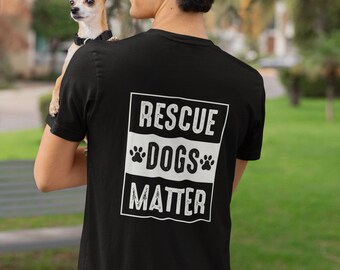 Rescue dogs matter Unisex Softstyle T-Shirt