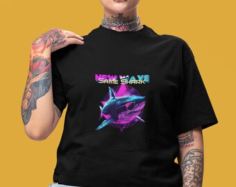 Same Shark Unisex Softstyle T-Shirt