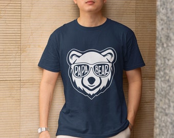 Papa bear Unisex Softstyle T-Shirt