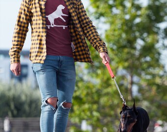 Skateboard dog Unisex Jersey T-Shirt