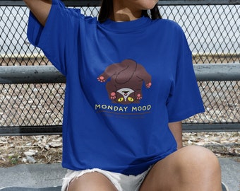 Monday cat Unisex Heavy Cotton Tee