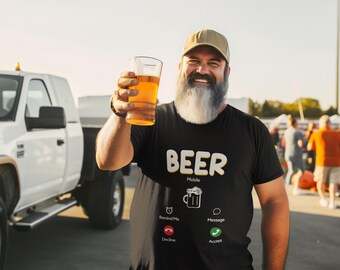 Beer mobile Unisex Heavy Cotton Tee