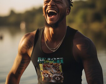 Beach vibe Unisex Jersey Tank