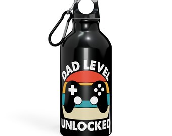 Dad level unlocked Oregon Sport Bottle