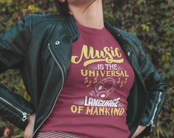 Music universal language Unisex Softstyle T-Shirt
