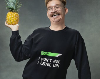 I don't age Gamer Jersey Long Sleeve Tee