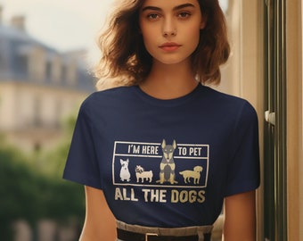 Love dogs Unisex Jersey Short Sleeve Tee