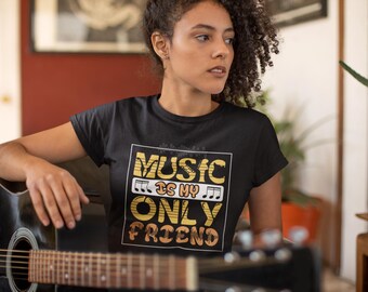 Music only friend Unisex Softstyle T-Shirt