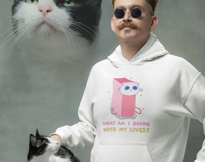 Featured listing image: Cat lives Unisex Heavy Blend™ Hooded Sweatshirt