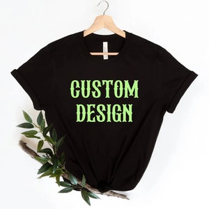 Custom Glow In The Dark Shirt, Personalized Shirts, Customized Shirt, Glow Party Shirt, matching family glow in the dark shirt