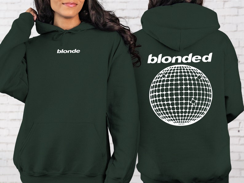 Sudadera con capucha rubia, sudadera con capucha musical, sudadera con capucha de moda, regalo para él ella, sudadera con capucha, regalo con capucha del álbum rubio Blonded imagen 3