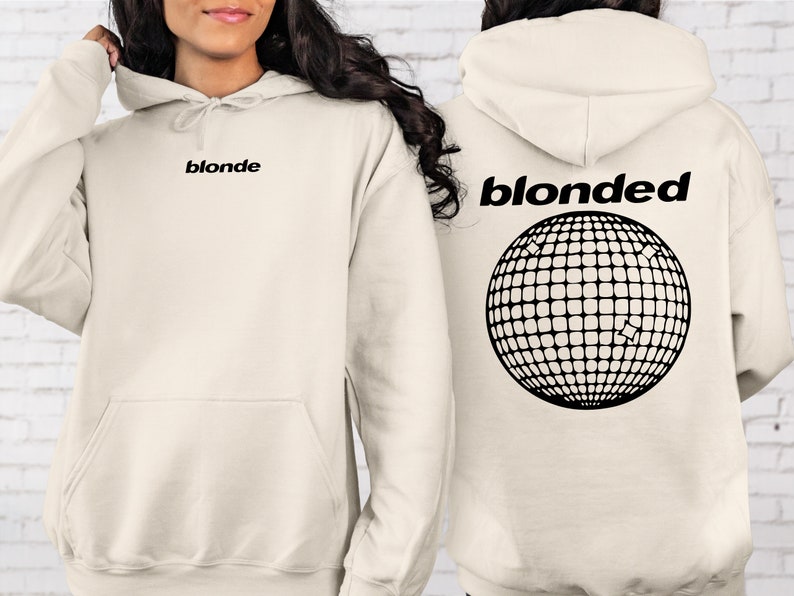 Sudadera con capucha rubia, sudadera con capucha musical, sudadera con capucha de moda, regalo para él ella, sudadera con capucha, regalo con capucha del álbum rubio Blonded imagen 5