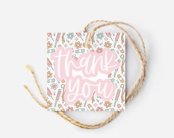 Thank you Nurse Appreciation Week | Thank you Nurses gift Tag | Gift for Nurse | Purple Nurse appreciation