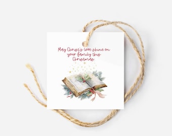 Christian Classic Christmas tag | The meaning of Christmas | Classic Red and Green Christmas