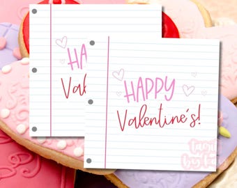 Teaching is a work of heart | XO Valentine Cookie box tag |  Teacher Cookie Tag | Home Baker Packaging | Valentine Coffee