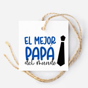 El Mejor Papa del Mundo | Feliz Dia Padre | Hiszpańska etykieta z ciasteczkami na Dzień Ojca | El Papa Mas Chingon, zabawny hiszpański