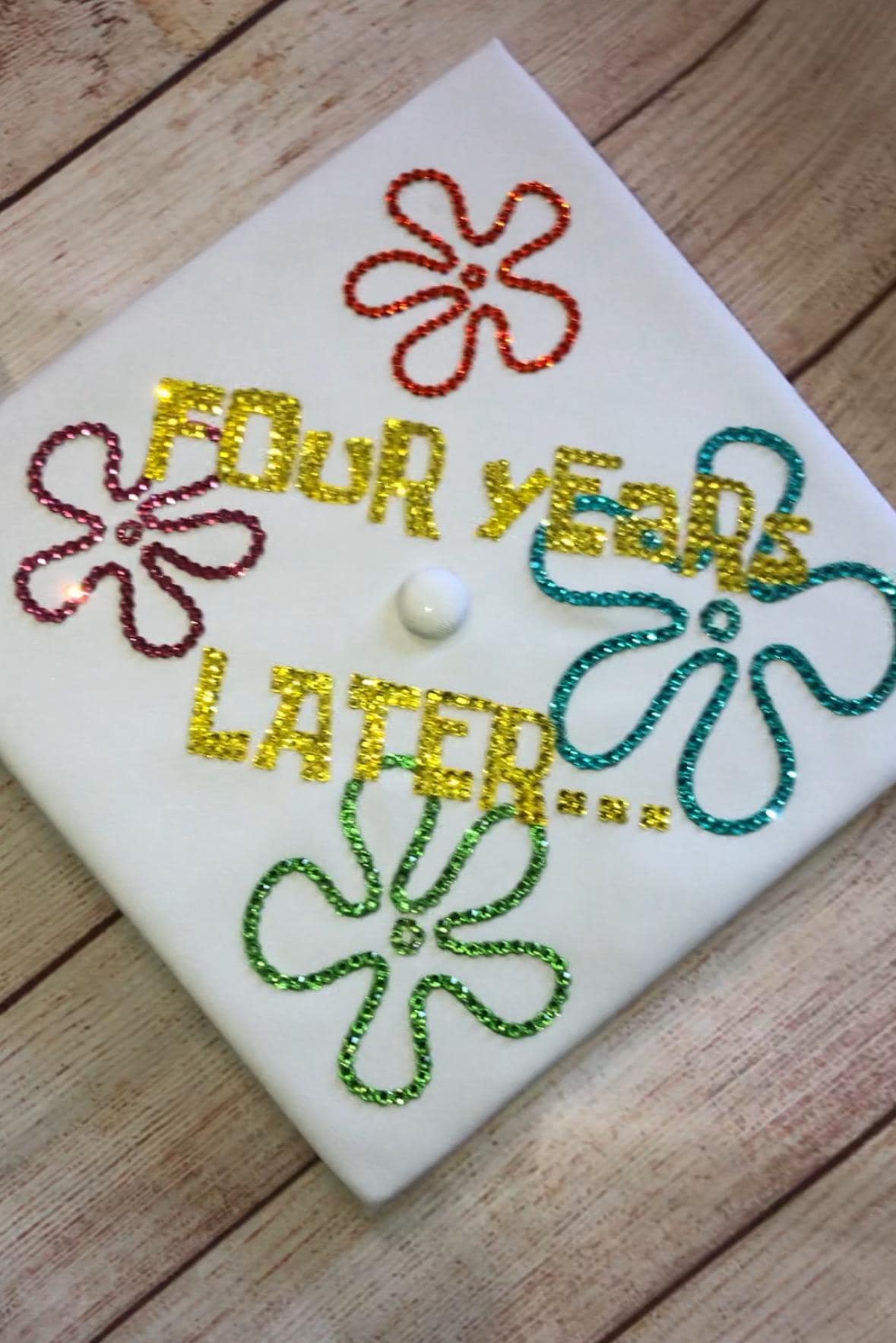 Custom Grad Cap, Graduation cap, Custom Cap, Senior Graduation Cap, Bling Grad cap, College grad bling cap, Grade school grad cap