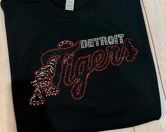 Tigers Top, Detroit Baseball, Tigers Tee