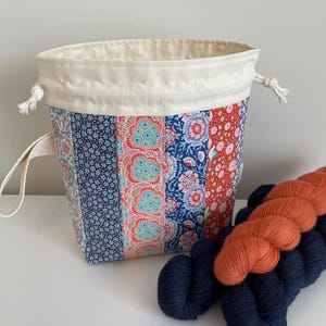 Bolsa para proyectos con cordón mediano, bolsa acolchada