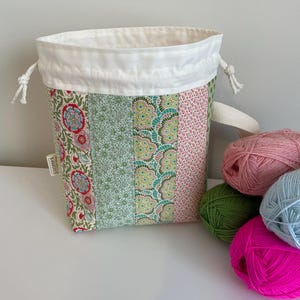 Bolsa para proyectos con cordón mediano, bolsa acolchada